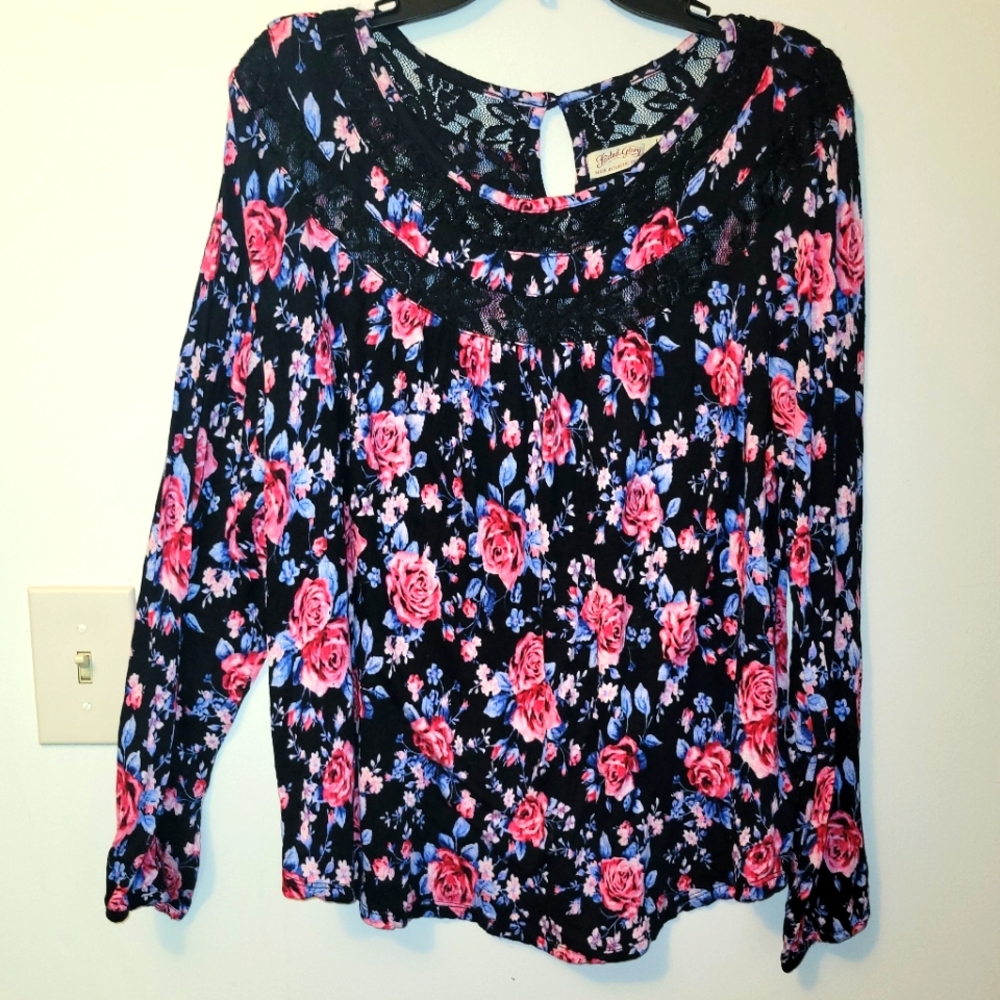 Floral Long Sleeve Top